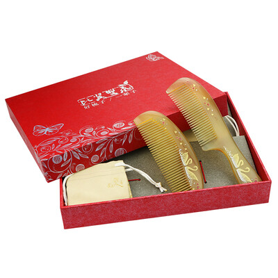 

【Jingdong Supermarket】 Yu Mei Ren horns lacquer art suit set a big one small 2 gift box gift gift gorgeous love swan love