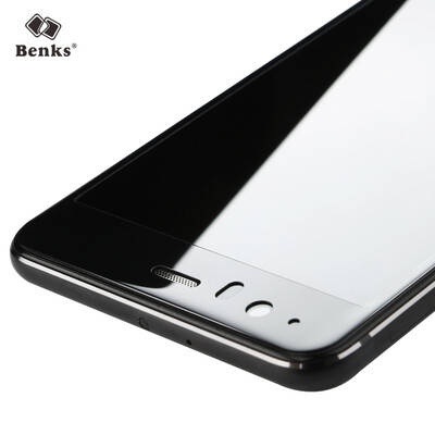 

Bunkers Benks Huawei P10 Plus tempered film 3D surface full-screen full coverage of the tempered film HUAWEI P10Plus soft edge anti-broken mobile phone protective film black