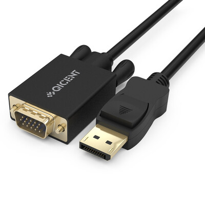 

QIC DTH4-20-BK DP к HDMI Displayport к HDMI передачи головки HD HD адаптер интерфейсного кабеля, подключенного к проектору монитор компьютера TV поддерживает 4K 2 ярдов
