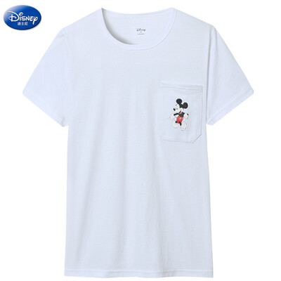 

DISNEY Футболка Дисней мультфильм шаблон моды случайные шею с коротким рукавом футболки леди D17ST011 желтый S