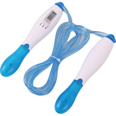 

Pew special POVIT professional calorie count skipping test training sports fitness equipment blue&white P-1112