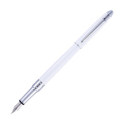 

Picasso (pimio) ps-701 porcelain white white clip pearl pen / signature pen
