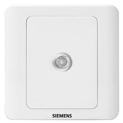 

Siemens SIEMENS 5TG01261CC1 switch socket prospect broadband TV a branch socket elegant white