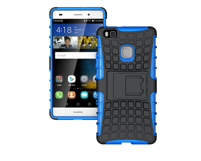 

Корпус Huawei P9 liteпрочный защитный футляр Gangxun Dual Layer Прочный гибридный жесткий корпус с защитой от ударов для Kickstand