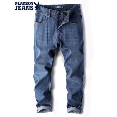 

Playboy PLAYBOYJEANS Корейские мужские повседневные брюки 14SSPB04M012 джинсовые синие 32