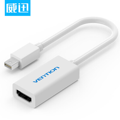 

WENNESS VENTION MiniDP to HDMI conversion line lightning to HDMI male to female cable Apple laptop HD converter white VAI-D04