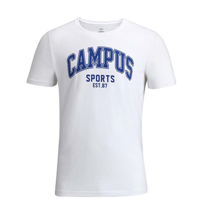

Jingdong Supermarket Xtep XTEP men&39s sports leisure short-sleeved round neck soft&comfortable sweat-absorbent t-shirt men&39s clothing 883229019329 white L