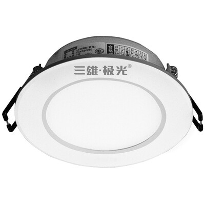 

Три мужчин Авроры светодиодного светильника встроенных тонкие потолочный 3W полного 2 дюйма отверстия около 6000K белого белого 75мма