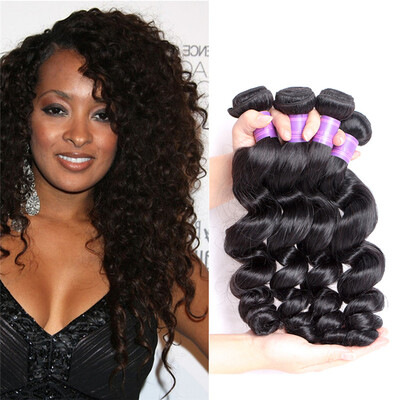 

Julia Virgin Hair Brazilian Loose Wave Wavy Bundles 2pcs lot Unprocessed Brazilian Virgin Hair Loose Wave Human Hair Weave