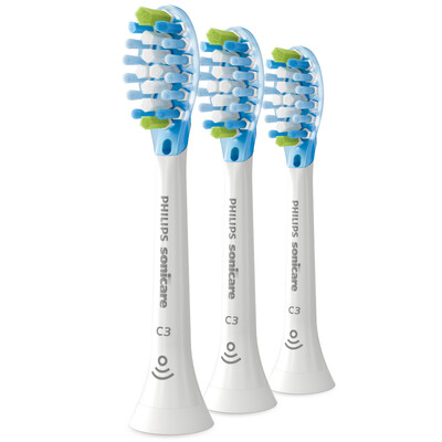 

Philips PHILIPS electric toothbrush head HX9043 15 Chi Zhen clean standard 3 sticks Suitable for diamonds bright white intelligent series Sonic toothbrush HX9924 22