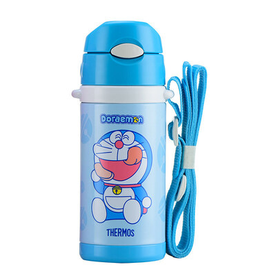 

THERMOS Air Insulation Cup 370ML High Vacuum Stainless Steel Cartoon Children's Suction Cup FEQ-400 DRM001 (Doraemon)