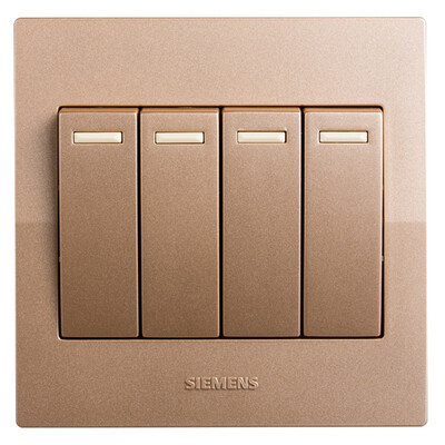 

Siemens (SIEMENS) 5TA80423NC03 четыре открытых одномодульных диапазона с флуоресцентным (золото шампанского)