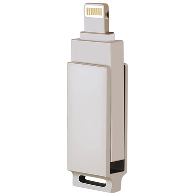 

Newmine X6 USB Flash Drive for iPhoneAndroid 64G Moonlight Silver