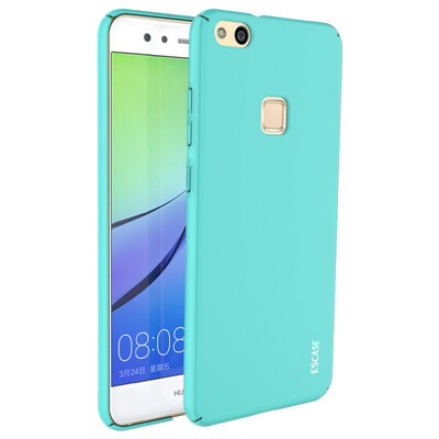 

ESCASE Huawei Nova youth version of the phone case to protect the chain to send the chain buckle all-inclusive paint skin feeling series hard shell skin blue
