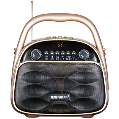 

TEMEISHENG A4-6 square dance portable Bluetooth speaker portable audio card high power amplifier