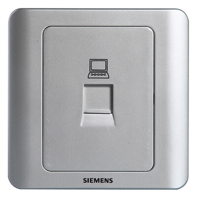 

Siemens (SIEMENS) 5TG01251CC122 switch socket telephoto phone + computer socket (color silver