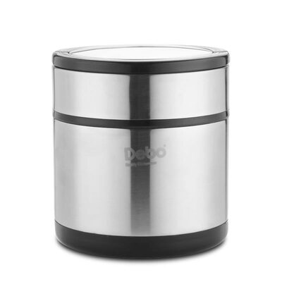 

Debo Insulation Lunch Box Stainless Steel Double Lattice Student Lunch Box Seal