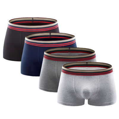 

[Jingdong Supermarket] Hengyuanxiang men's modal pants stretch cotton waist in the waist pants 4 packs combination two 180/105