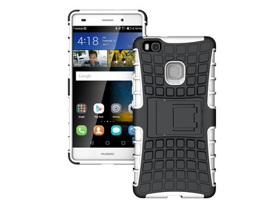 

Huawei P9 lite Case Gangxun Heavy Duty Armor Dual Layer Rugged Hybrid Hard Shockproof Case with Kickstand for Huawei P9 lite Cover