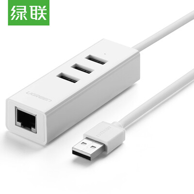 

UGREEN USB 2.0 Hub with 3 Ports and 100 Mbps RJ45 Ethernet Adapter - Supports Apple Mac
