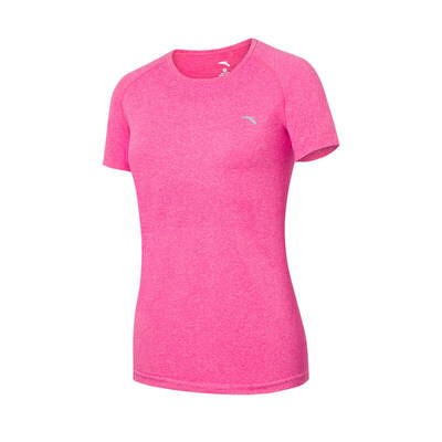 

Anta (ANTA) Women 16725154 Seamless T-shirt in summer T-shirt round neck design Sugar perspiration quick dry fitness T YY668 Red flower gray -1 XXL / female 180