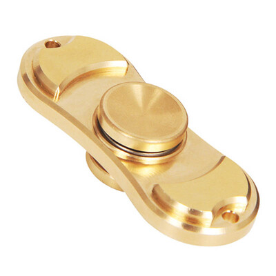

Savage Valley pure copper to create creative toys fingertips gyro finger gyro precision bearings Hand spinner decompression puzzle fingers between the spiral brass color