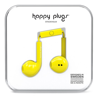 

Happy Plugs Earbud Plus Наушники для наушников для наушников Наушники для наушников Apple Ericsson для мобильных телефонов Скандинавский дизайн Шведский свет Tide Brand Yellow