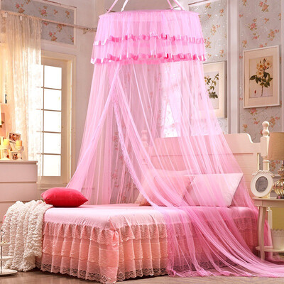 

Yingxin Bedding Home-style palace-style dome ceiling Mosquito-floor double lace Princess style 15 18 m bed beige