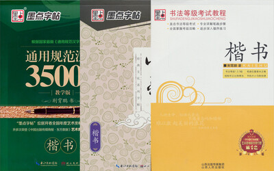 

成人硬笔书法钢笔字楷书入门速成（共3册 等级考试楷书+通用规范汉字3500教学版楷书+经典文化心灵小语）