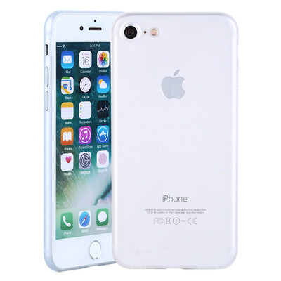 

Вэй Джи iPhone, 0,3 мм ультра-тонкий защитный оболочки падение сопротивления водонепроницаемый прозрачный белый подходит для iPhone 7