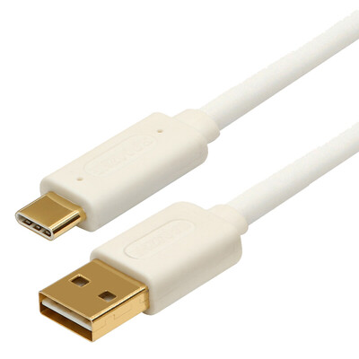 

SAMZHE) Type-C / USB3.1 data cable USB2.0 Andrews fast charge cable support millet 5 / 4C music as Huawei P9 / P10 white 1 meter LW-A100