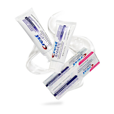 

Крест CREST 3D алмаз ослепил яркий белый зубные пасты 116g * 2 Value Pack (тепловое отбеливание импорта США)