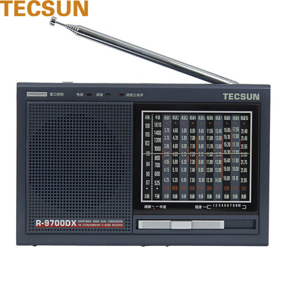 

Tecsun R-9700DX All-Band Semiconductor Двухчастотная стереоволновая коротковолновая радиостанция (железный серый)