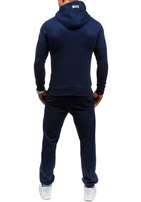 

Hot Fashion Men's Hooded Sports Sweatsuit Jogging Suit