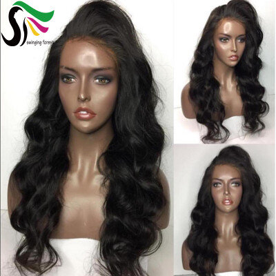 

9A Pre Plucked Human Hair Wigs With Baby Hair 9A Peruvian Virgin Glueless Full Lace Wigs For Black Women