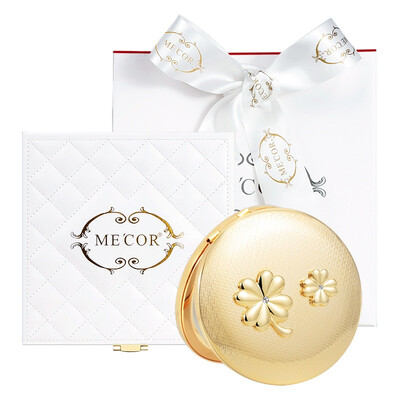 

Mika MECOR Clover makeup mirror birthday gift creative gift to send his girlfriend to send his girlfriend to send his wife portable gift gift gift box packaging 7266
