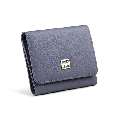 

Leather small wallet female short head layer cowhide multi Card Wallet New paragraph seventy percent off vertical Korean fashion P