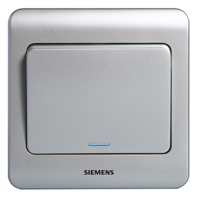 

Siemens SIEMENS 5TA01191CC122 three open dual control vision with fluorescent switch socket color silver