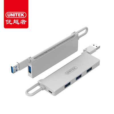 

Улучшенный человек (UniTek) концентраторы USB 3.0 интерфейса разветвителя Многофункционального USB задержка более четыре высокоскоростных расширение рабочего стола ноутбук конвертор корпуса формы тонкого Y-3145WH