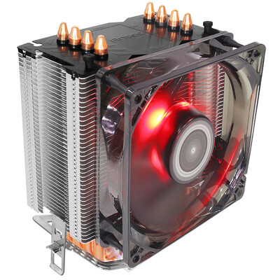 

Antec Tigers A40 Red Edition CPU Cooler supports Rui Long AMD AM4 platform multi-platform radiators air-cooled four heat pipe LED red light fan
