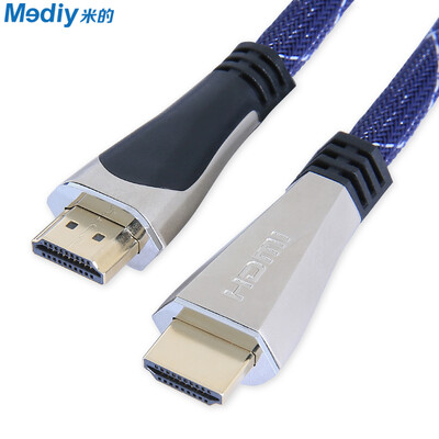 

Meter (mediy) MF-LHP0030 HDMI 2.0 gold-plated HD line support 4K set-top box computer PS3 millet box TV projector cable 3 m black
