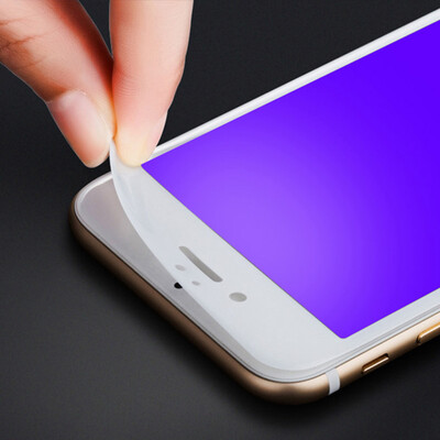 

[Трехсекционная 3D-синяя] Langke iphone7 plus закаленная пленка Apple 7plus закаленная мягкая экранная полноэкранная подсветка высококачественной взрывозащищенной пленки для защиты мобильного телефона (белый)