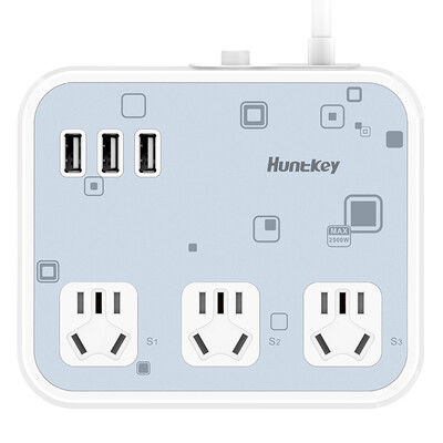 

Huntkey (Huntkey) мудрость Chunzhi кубическая стандартная версия нового национального стандарта диаметром 1,0 детская защитная дверь USB зарядное гнездо / штепсельная вилка / вкладыш / плата для разъема 1,8 м белый