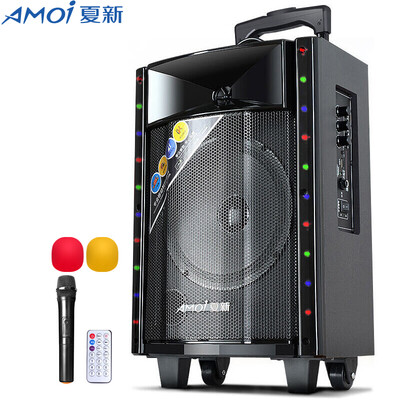 

Amoi SA-831 10-inch outdoor rod square dance audio portable mobile audio speaker black