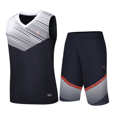 

Jordan Men's Knitted Basketball Set Basketball Suit Set XNT2372119 Eclipse Blue L