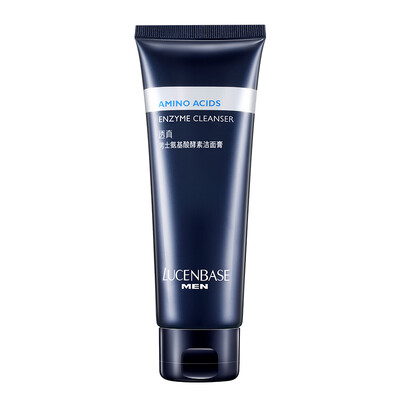 

LUCENBASE) amino acid enzyme men cleansing cream 120g (refreshing oil control clean shrink pores skin care products