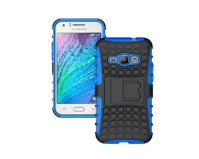 

Samsung J120 Case Gangxun Heavy Duty Armor Dual Layer Rugged Hybrid Hard Shockproof Case with Kickstand for Samsung J120 Cover bl