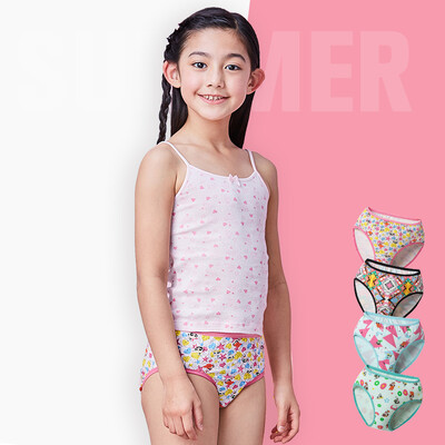 

Dizi DICI 4 children&39s clothes cotton underwear girls girls teenagers triangle angle shorts 4C008B0 four loaded 150