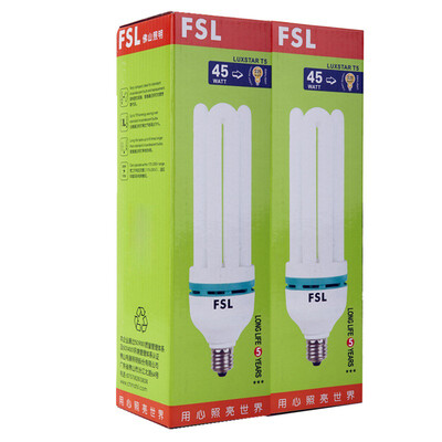 

Супермаркет] [Jingdong FSL T5 энергосберегающие лампы 4U-45W-2 загружен E27