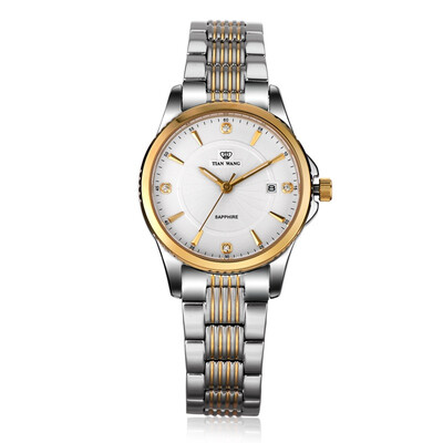 

King of the table TIANWANG watch steel strip quartz couple female watch gold LS3731T D